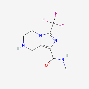 Imidazo[1,5-a]pyrazine-1-carboxamide,5,6,7,8-tetrahydro-n-methyl-3-(trifluoromethyl)-