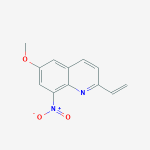 6-Methoxy-8-nitro-2-vinylquinoline
