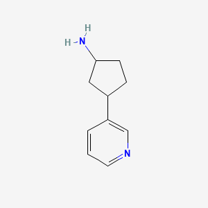 3-Pyridin-3-ylcyclopentan-1-amine
