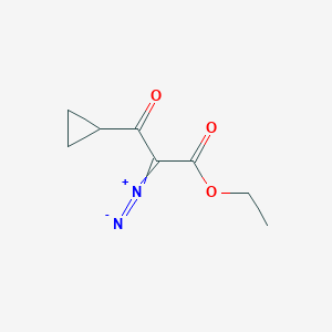 3-Cyclopropyl-2-diazo-3-oxo-propionic acid ethyl ester