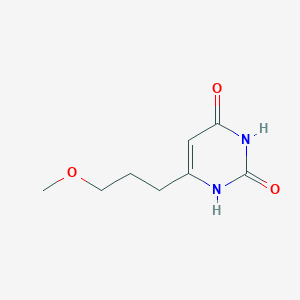 molecular formula C8H12N2O3 B8469094 2,4-Dihydroxy-6-(3-methoxypropyl)pyrimidine 