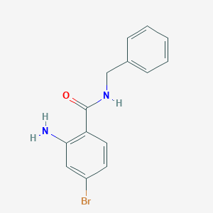 molecular formula C14H13BrN2O B8469100 N-benzyl-2-amino-4-bromobenzamide CAS No. 341022-08-0