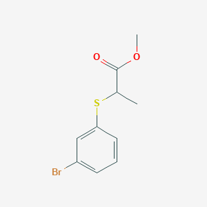 Methyl 2-(3-bromophenylthio)propionate