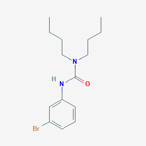 molecular formula C15H23BrN2O B8469112 N'-(3-Bromophenyl)-N,N-dibutylurea CAS No. 86781-61-5