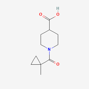1-(1-Methyl-cyclopropanecarbonyl)-piperidine-4-carboxylic acid