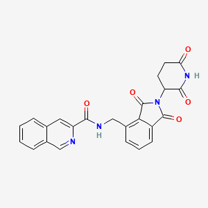 3-Isoquinolinecarboxamide,n-[[2-(2,6-dioxo-3-piperidinyl)-2,3-dihydro-1,3-dioxo-1h-isoindol-4-yl]methyl]-