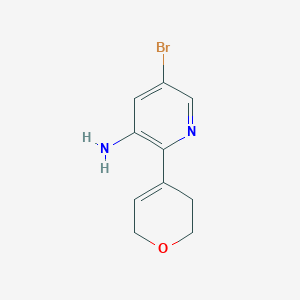 5-Bromo-2-(3,6-dihydro-2H-pyran-4-yl)-3-pyridinamine