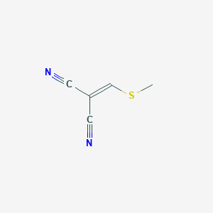 molecular formula C5H4N2S B8469188 2-((Methylthio)methylene)malononitrile 