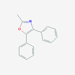 molecular formula C16H13NO B084692 2-Methyl-4,5-diphenyloxazole CAS No. 14224-99-8