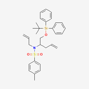 N-allyl-N-(1-((tert-butyldiphenylsilyl)oxy)pent-4-en-2-yl)-4-methylbenzenesulfonamide