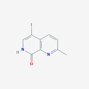 5-Iodo-2-methyl-7H-[1,7]naphthyridin-8-one