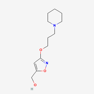 [3-(3-Piperidin-1-yl-propoxy)-isoxazol-5-yl]-methanol