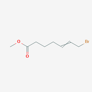 molecular formula C8H13BrO2 B8469465 Methyl 7-bromohept-5-enoate CAS No. 51751-83-8