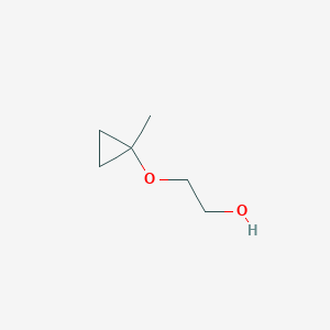 molecular formula C6H12O2 B8469549 2-(1-Methylcyclopropoxy)ethanol 