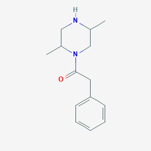 molecular formula C14H20N2O B8469623 2,5-Dimethyl-1-(phenylacetyl)-piperazine 