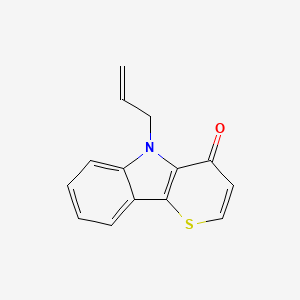 5-(Prop-2-en-1-yl)thiopyrano[3,2-b]indol-4(5H)-one