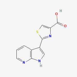 2-(1H-pyrrolo[2,3-b]pyridin-3-yl)-thiazole-4-carboxylic acid