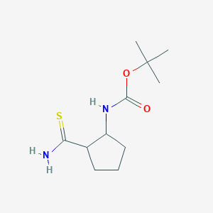 2-(Tert-butoxycarbonylamino)cyclopentanecarbothioamide