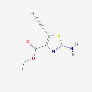 2-Amino-4-ethoxycarbonyl-5-ethynylthiazole