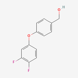 molecular formula C13H10F2O2 B8469689 (4-(3,4-Difluorophenoxy)phenyl)methanol 