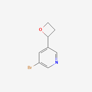 3-Bromo-5-oxetan-2-yl-pyridine