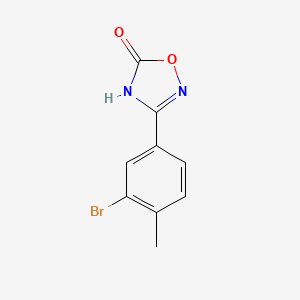 molecular formula C9H7BrN2O2 B8469731 3-(3-Bromo-4-methylphenyl)-1,2,4-oxadiazol-5(4H)-one 