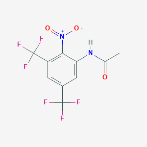1-Acetamido-2-nitro-3,5-bis(trifluoromethyl)benzene
