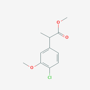 Methyl 2-(4-chloro-3-methoxyphenyl)propanoate