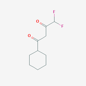 4,4-Difluoro-1-cyclohexyl-1,3-butanedione