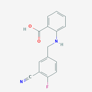 2-(3-Cyano-4-fluoro-benzylamino)-benzoic acid