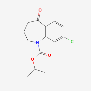 8-Chloro-5-oxo-2,3,4,5-tetrahydro-benzo[b]azepine-1-carboxylic acid isopropyl ester