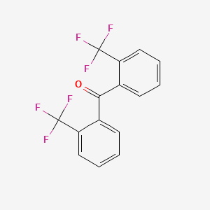 molecular formula C15H8F6O B8469905 Bis[2-(trifluoromethyl)phenyl]methanone CAS No. 68260-91-3