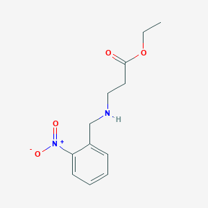 Ethyl beta-(o-Nitrobenzylamino)-propionate