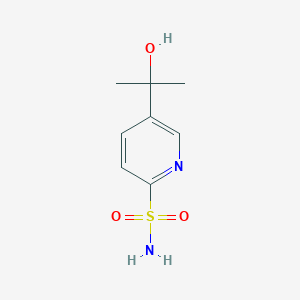 (5-(1-Hydroxy-1-methyl-ethyl))-pyridine-2-sulfonic acid amide