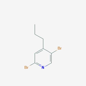 2,5-Dibromo-4-propylpyridine