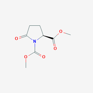 dimethyl (2S)-5-oxopyrrolidine-1,2-dicarboxylate