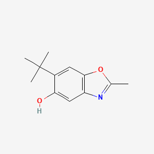 6-Tert-butyl-5-hydroxy-2-methylbenzoxazole