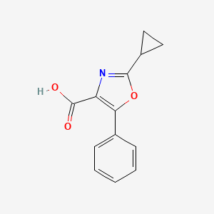 2-Cyclopropyl-5-phenyl-oxazole-4-carboxylic acid