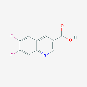 molecular formula C10H5F2NO2 B8470296 6,7-Difluoroquinoline-3-carboxylic acid 