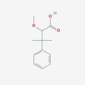2-Methoxy-3-methyl-3-phenylbutanoic acid