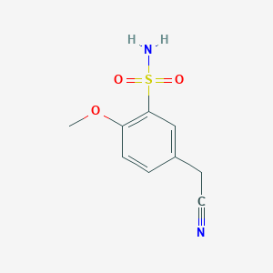 5-Cyanomethyl-2-methoxybenzenesulfonamide