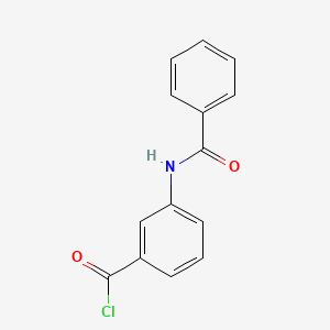 molecular formula C14H10ClNO2 B8470682 3-Benzamidobenzoyl chloride CAS No. 76712-94-2