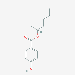 molecular formula C13H18O3 B8470692 Hexan-2-YL 4-hydroxybenzoate CAS No. 40664-14-0