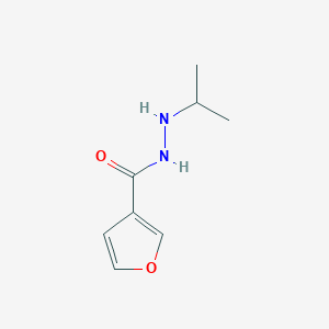 molecular formula C8H12N2O2 B8470807 furan-3-carboxylic acid N'-isopropyl-hydrazide 