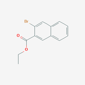 molecular formula C13H11BrO2 B8470935 Ethyl3-bromo-2-naphthoate 
