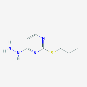 (2-Propylsulfanyl-pyrimidin-4-yl)-hydrazine