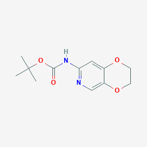 Tert-butyl (2,3-dihydro-[1,4]dioxino[2,3-c]pyridin-7-yl)carbamate