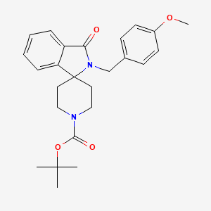 Tert-butyl 2-(4-methoxybenzyl)-3-oxospiro[isoindoline-1,4'-piperidine]-1'-carboxylate