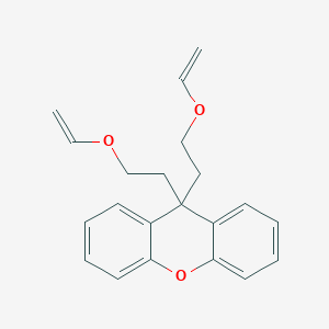 molecular formula C21H22O3 B8471053 9,9-Bis[2-(ethenyloxy)ethyl]-9H-xanthene CAS No. 57315-95-4