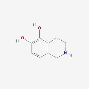 molecular formula C9H11NO2 B8471127 1,2,3,4-Tetrahydroisoquinoline-5,6-diol 